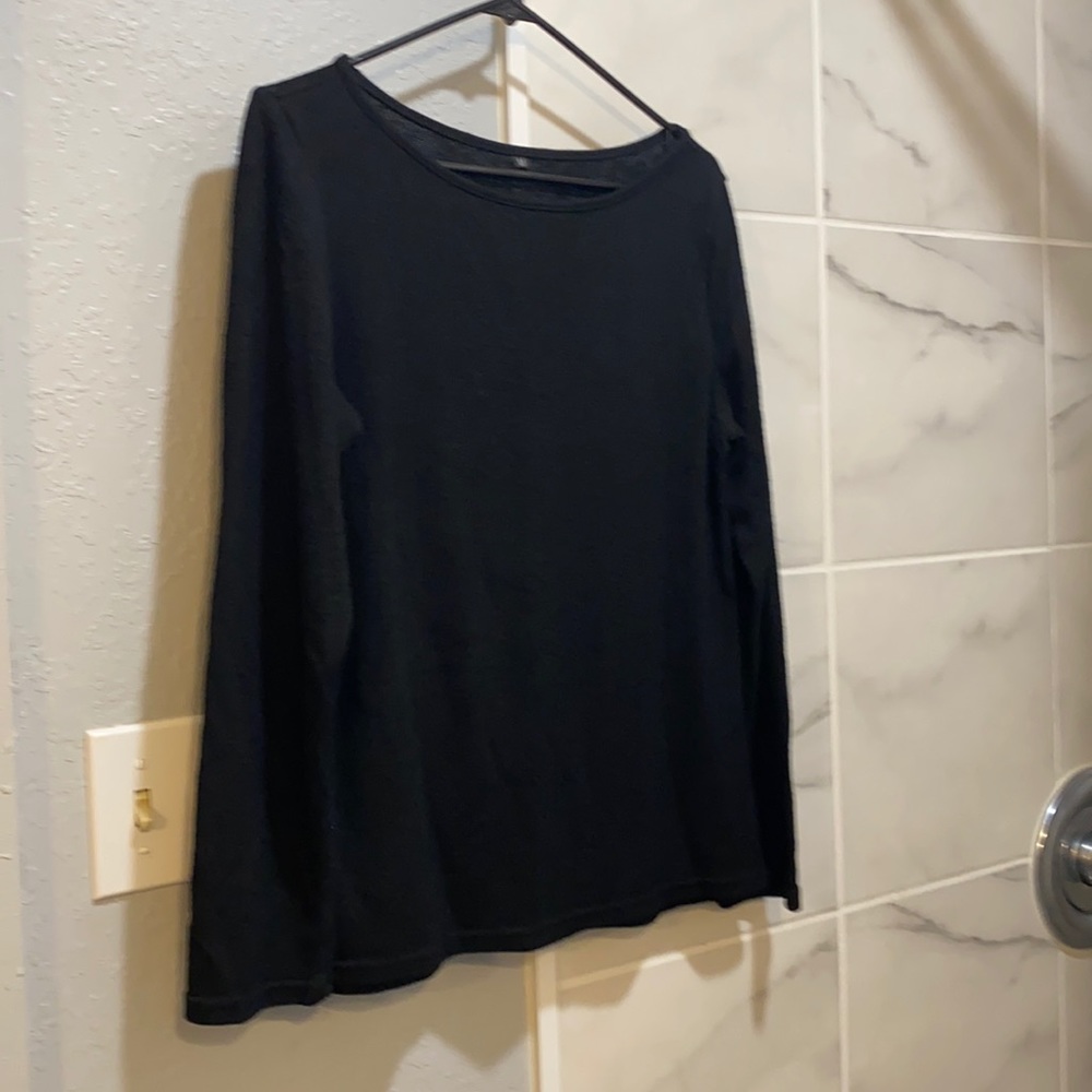 Black relaxed fit sweater